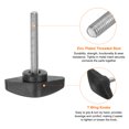 thumbnail image 4 of Uxcell 10 Packs M5 x 35mm Male Thread Tee Wing Knobs Thumb Screw Clamping Knobs Grip Black, 4 of 5