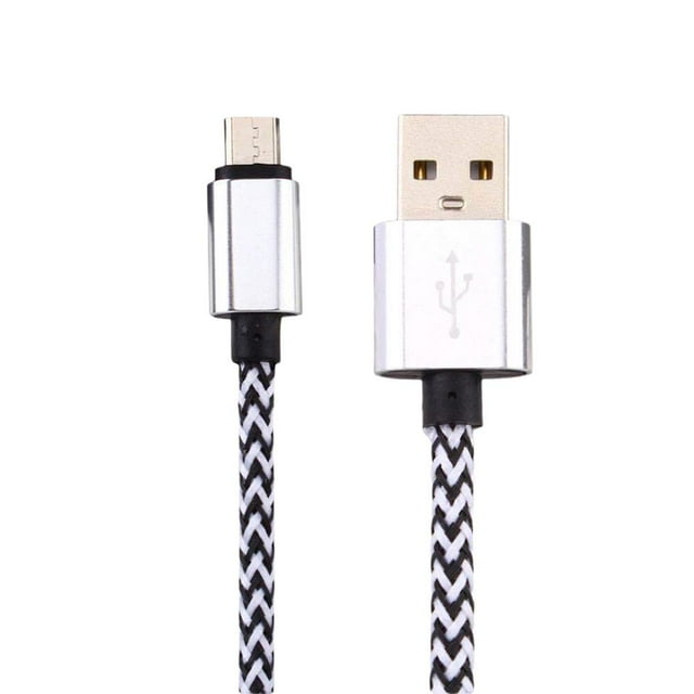 Nylon Braided Fast Charging Data Cable High Speed Transmission Durable and Flexible in Multiple Colors