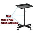 thumbnail image 2 of Bandeja de salón FWOD BIBTO con patas de metal con altura ajustable, color negro, 2 of 7