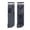 Dark Gray, variant on Women's Stockings Yoga Toe Socks With Silicone Grip Workout Fitness Exercise Stockings For Women Men White One Size