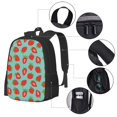 thumbnail image 4 of Daiia Hand Drawn Strawberry Backpack for Men and Women -Durable Backpack Large Capacity, Water-Resistant Bag with Adjustable Straps and Laptop Compartment, 4 of 9