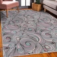 thumbnail image 3 of East Decorative Rug, Modern Autumn Season Wavy Holiday Festival Celebration Oriental Art Print, Quality Carpet for Bedroom Dorm and Living Room, 6 Sizes, Mint Green, by Ambesonne, 3 of 4