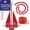 Red, variant on Greenfield Slip Ring Fluke Anchor Kit, Red, 100 ft Rope, Chain, Shackles