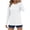 White, variant on Workout Shirts for Women Long Sleeve Tops Quick Dry Gym Athletic Seamless Yoga