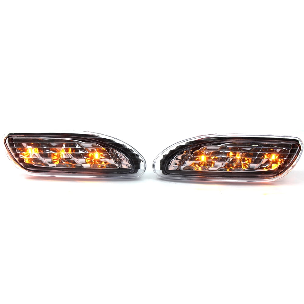 LED Side Marker Lights Lens Fender Turn Signal Light Lamp for Mercedes