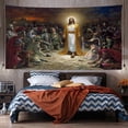 thumbnail image 1 of Tapiz decorativo para colgar en la pared, diseño de Jesús, anime, 150 x 150 cm, 1 of 1
