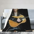 thumbnail image 2 of Ultra Soft Throw Blanket Flannel Dwight Music Yoakam Theme Light Weight Warm Blanket for Living Room/Bedroom 40"X30", 2 of 6