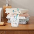 thumbnail image 4 of 2pcs Bathroom Accessories Glass Tooth Brushes Cup Holders Glass Washing Cups Glass Toothpastes Cups Tooth Paste Cup Holder Glass Tooth Paste Cups, 4 of 4