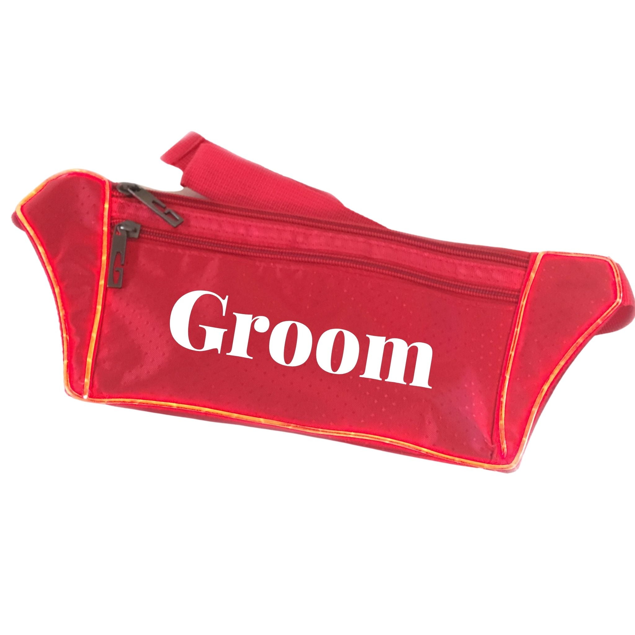 Groom Red Light Up Fanny Pack - Customized - 5 Colors - FREE - Bachelor Hip Pack - Groom Outfit - Personalized Best Man Gift - Walmart.com