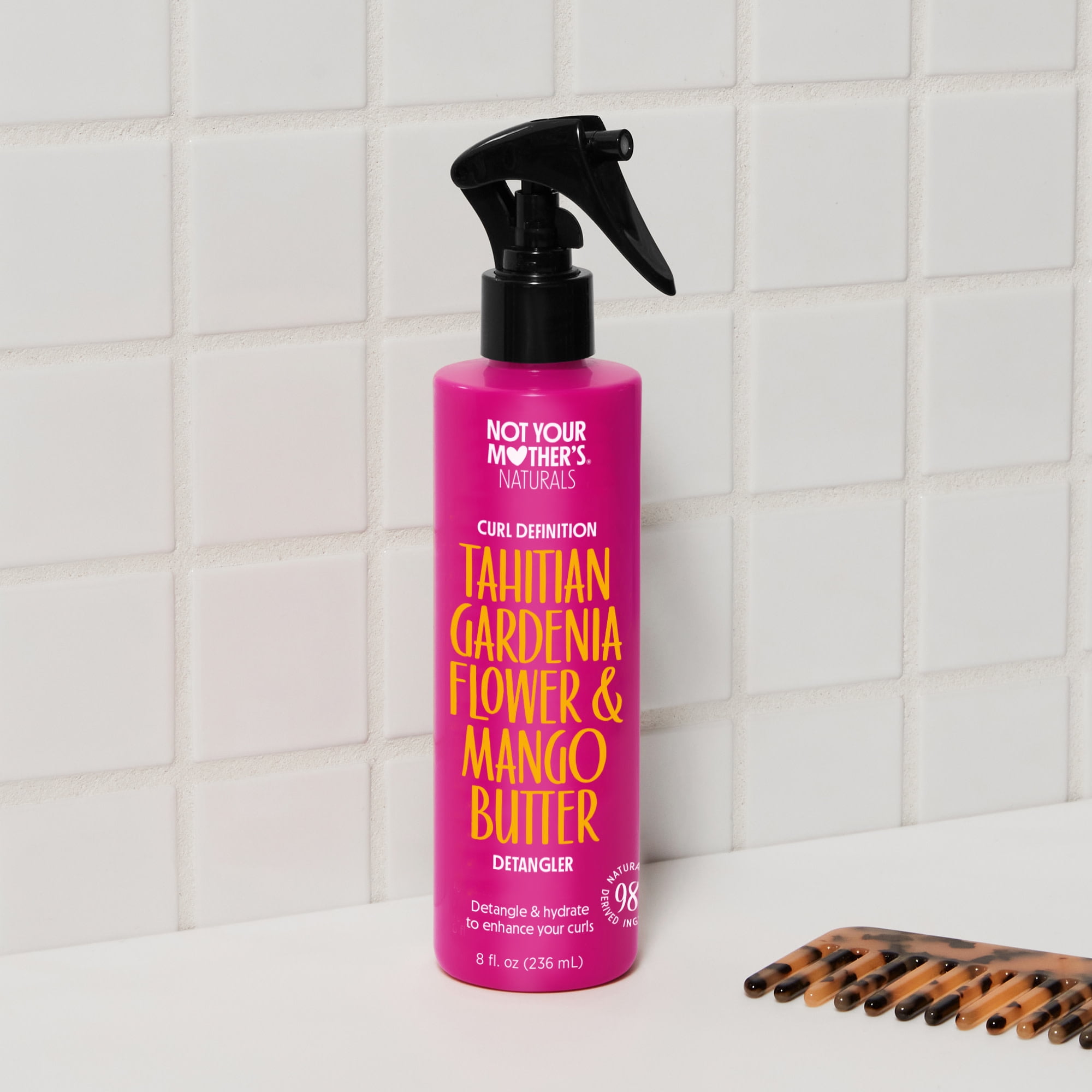 Not Your Mother's Naturals Tahitian Gardenia & Mango Butter Curl Definition Hair Detangler, 8 fl oz