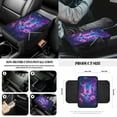 thumbnail image 6 of Jeiento Butterfly 14 PCS Car Seat Covers Set Auto Seat Protector with Steering Wheel Cover Seat Belt Pads Garbage Bag Armrest Cover Galaxy Handbrake Cover Set Rear View Mirror Protector Coasters, 6 of 7