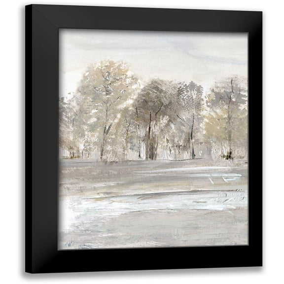 Jill, Susan 12x14 Black Modern Framed Museum Art Print Titled - Meadows Edge II