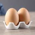 thumbnail image 6 of Egg Shape Salt and Pepper Shakers,Novelty Salt Shaker Set with Tray,Toothpick Jar Bottle With Holes,Egg-Shaped Ceramic Spice Shaker Seasoning Dispenser for Restaurant Kitchen, 6 of 9