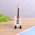 thumbnail image 3 of Greenadscape 1Set Guitar Mini Decoration Electic Tiny Guitar For Office Workers, 3 of 8