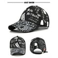thumbnail image 3 of Unisex China Letter Graffiti Art Print Baseball Cap Fashion Funny Trend Print Baseball Cap Adjustable Peaked Cap Outdoor Sports Couple Hats Adjustable Curved Brim Hats Sun, 3 of 4