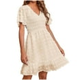 thumbnail image 2 of Robe pour Femmes, Robe Décontractée pour Femmes, Mode Décontractée Confort Sexy Couleur Unie Camisole Sans Manches, 2 of 8