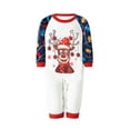thumbnail image 2 of Meihuid Christmas Pajamas for Family Matching Xmas Christmas Pjs Set Santa Claus Cartoon Print Cute Holiday Family Sleepwear, 2 of 10