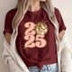 thumbnail image 2 of Camisetas de Manga Corta para Mujeres, Camiseta de Cuello Redondo Impresa de Moda, Primavera Y Verano Casual, 2 of 9