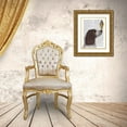 thumbnail image 3 of Fab Funky 20x24 Gold Ornate Wood Framed with Double Matting Museum Art Print Titled - Springer Spaniel, Brown and White, Ice Cream, 3 of 4