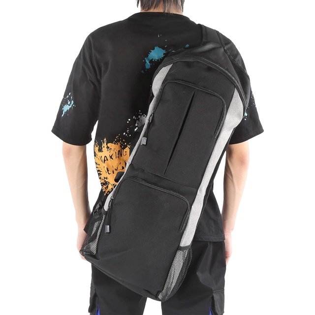 Bolsa para esterilla de yoga SSuperp gran capacidad mochila de gimnasio con hebilla y correa ajustables