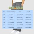 thumbnail image 6 of Boys School Uniform Pants,Boys Baggy Sweatpants With Pockets Straight Leg Elastic Waist Open Bottom Sweat Pant Back To School Uniform Pants Brown 01 170, 6 of 7
