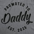 thumbnail image 2 of Mens Funny T Shirts Promoted to Daddy 2026 Sarcastic Family New Baby Graphic Tee for Men Graphic Tees, 2 of 7