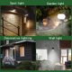 thumbnail image 4 of Luz de Paisaje Solar Dos En Uno Luz de Pared/Luz de Césped de Piso Negro 4 Paquetes Irfora Lámpara de césped, 4 of 6