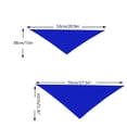 thumbnail image 2 of Pet Bandana, Brazil Soccer Flag Pattern Small Size, 20.9 Inch x 15.0 Inch Pack of 1, Washable Triangular Dog Cat Bib Scarf for Football Sports Event Party Daily Wear, 2 of 4