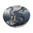 thumbnail image 1 of Balery Mountain White Dragon Fundas de asiento para taburete de bar redondo de tela de terciopelo ajustables que protegen de arañazos y manchas para sillas de 14 a 17 pulgadas.-12 inch, 1 of 7