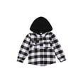 thumbnail image 1 of Infant Plaid Pattern Shirts Baby Boys Blouse Long Sleeve Single-breasted Tops Pocket Autumn Winter Baby Boy Shirt Blouse, 1 of 6