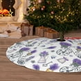 thumbnail image 6 of Sikiie Lavender Bicycle 30-48 inches {designName} Print Christmas Tree Skirt Snowman Xmas Tree Skirt with Edge Christmas Decorations for Holiday Party48", 6 of 7