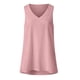 thumbnail image 3 of Camisa sin mangas con cuello en V para mujer para el verano: top informal oversize, poliéster/spandex, moda playera, tallas S-XXXXXL., 3 of 3