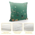 thumbnail image 4 of JRXY  Cherry Blossoms Throw Pillow Covers Bird Spring Blooming Flowers Sakura Green Background Square Pillowcases for Home Decor Sofa Car Bedroom Pillow case White, 4 of 5