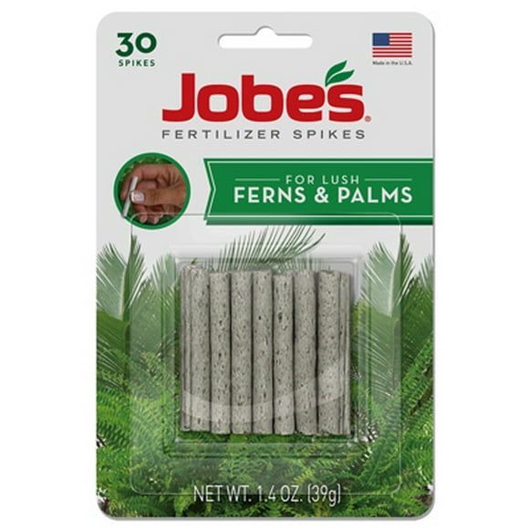 Paquet de 30 bâtonnets d'engrais pour fougères et palmiers