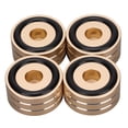 thumbnail image 4 of 40x20mm Speaker Spikes Base Mat, Speaker Cone Base Pads Install And Use Shockproof CNC Machining 4pcs  For  For DVD Player For Recorder Gold, 4 of 8