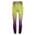 thumbnail image 4 of lcziwo Leggings for Women Casual High Waisted Full Length Yoga Pants 2025 Fashion Gradient Print Workout Leggings Compression Tummy Control Tights Yellow XL, Holiday Sales, 4 of 5