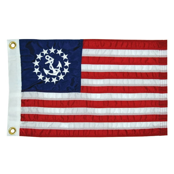 Taylor Made Products 8118 Yacht Ensign Sewn Boat Flag 12 inch x 18 inch