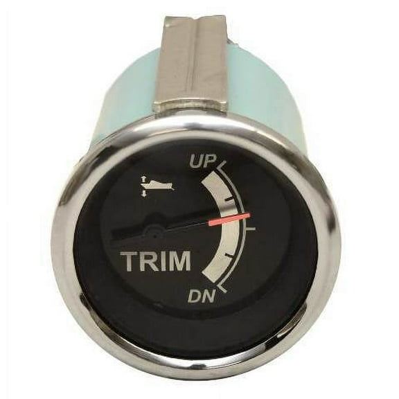 Teleflex Boat Trim Gauge 67855F | Avalon Honda 2 Inch Silver Black