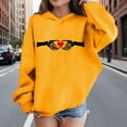 thumbnail image 4 of Elvqul Oversize Sweatshirt for Teen Girls Loose Hooded Yellow Graphic Kids Fall Winter Girls Hoodies Long Sleeve, 4 of 9
