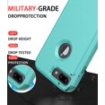 thumbnail image 2 of Diverbox for iPhone 8 Plus Case iPhone 7 Plus Case [Shockproof] [Dropproof] [Dust-Proof],Heavy Duty Protection Phone Case Cover for Apple iPhone 8 Plus & 7 Plus (Teal), 2 of 7