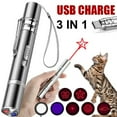 thumbnail image 2 of Cat Toys Laser  with 5 Adjustable Patterns USB Recharge Laser Long Range Training  Interactive Toy Dog Laser Pen, 2 of 7