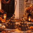 thumbnail image 5 of 5.5 Ft Giant Light-Up Witches Broom, Rustic Halloween Decoration for Front Door Wall Outdoor Front Porch Yard Party Decor, 5 of 5