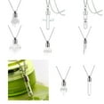 thumbnail image 2 of WINDLAND Secure Closure Glass Bottle Pendant Necklace Compact Container Pendant Chain for Different Decorations and Fragrances, 2 of 17