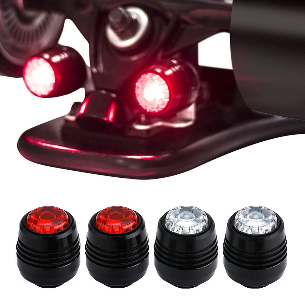 SPRING PARK 4Pcs LED Skateboard Lights Underglow - Longboard Lights USB Rechargeable Front and Back. Warning Lamp for Electric Skateboard Lights Kit Accessories Walmart.com