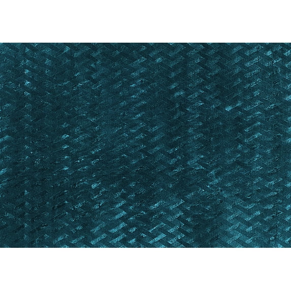 Ahgly Company Indoor Rectangle Oriental Light Blue Industrial Area Rugs, 8' x 12'