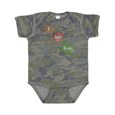 

Inktastic I Love Texas Boys or Girls Baby Bodysuit