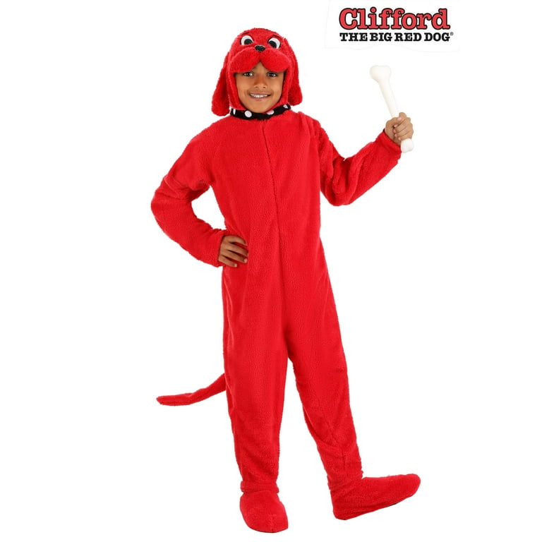 clifford the big red dog dress up Toddler Deluxe Clifford The Big Red Dog Costume