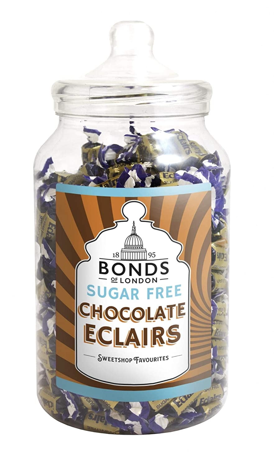 Bonds of London Sugar Free Chocolate Eclairs Jar