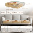 thumbnail image 6 of TSOVTHRID Starfish Conch Beach Print Couch Cushion Cover for Dogs Sofa Cover with Elastic Straps Furniture Protector Couch Covers for 3 Cushion Couches, Machine Washable, 24x24 Inch, 6 of 7