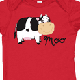 thumbnail image 4 of Inktastic Moo says the cow Boys or Girls Baby Bodysuit, 4 of 5